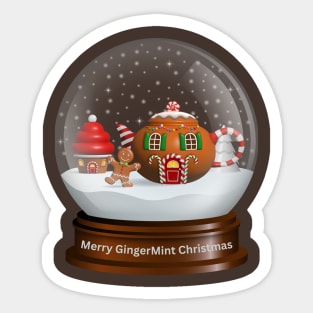 GingerMint Christmas Sticker